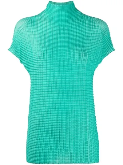 Issey Miyake Green Stretch T-shirt