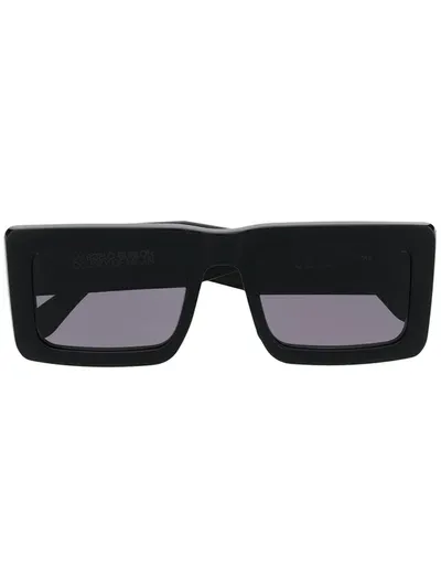 Marcelo Burlon County Of Milan Sonnenbrille Mit Eckigem Gestell In Black