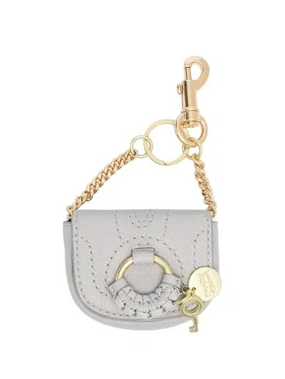 See By Chloé Hana Leather Mini Bag In Grey