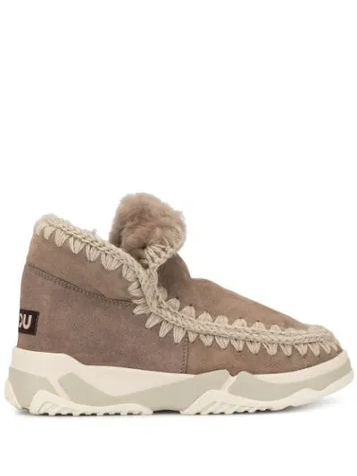 Mou Eskimo Boots In Neutrals