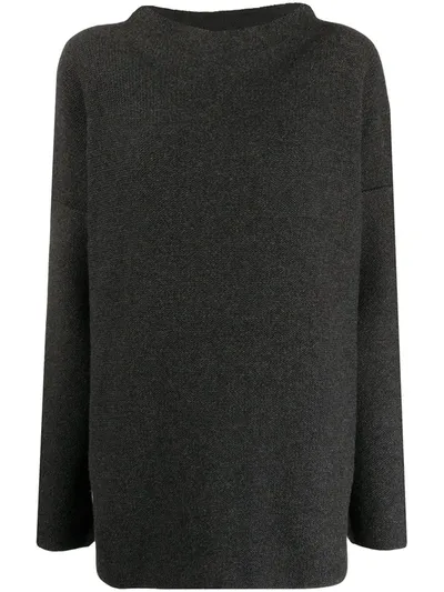 Daniela Gregis Mock-neck Sweater In Grey