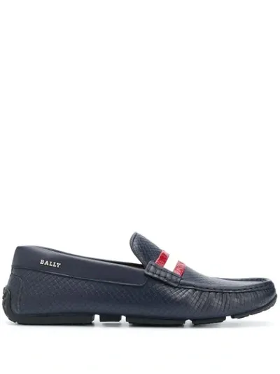 Bally Pacos Loafers In Blue