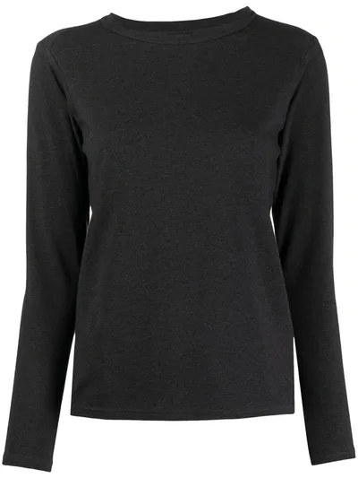 Aspesi Jersey Top In Black