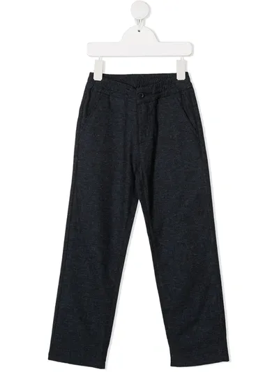 Knot Kids' Hayoto Flannel Trousers In Blue