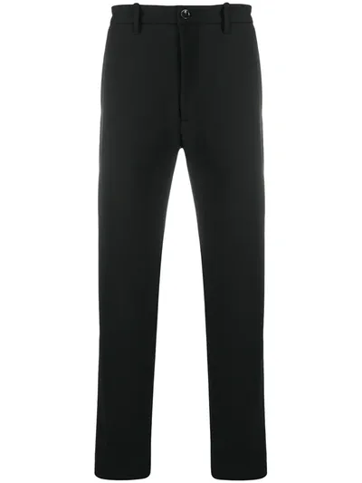 Nine In The Morning Tailored Ankle-crop Trousers In Black