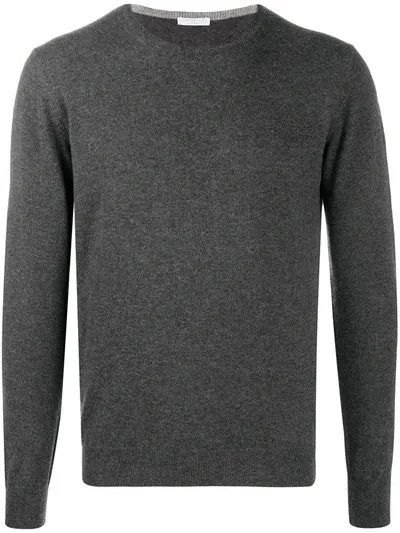 Cenere Gb Rib-trimmed Cashmere Jumper In Grey