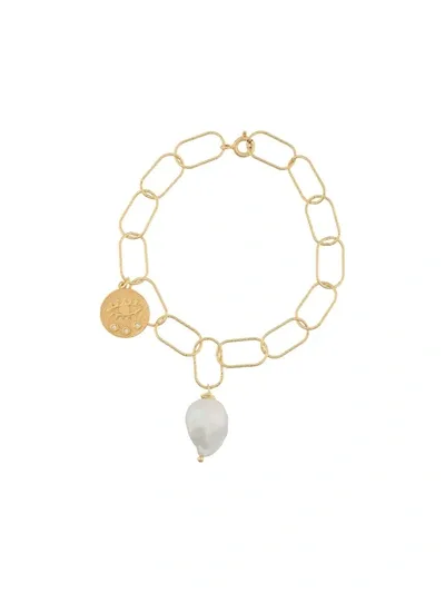 Hermina Athens Kressida Lost Sea Bracelet In Gold