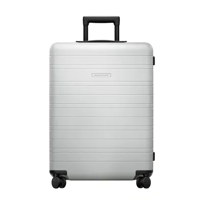 Horizn Studios Check- In Luggage With Powerbank In Light Quartz Grey