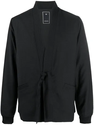 Maharishi Kimono-style Jacket In Black