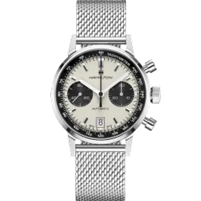 Hamilton American Classic Intra-matic Auto Chrono In White