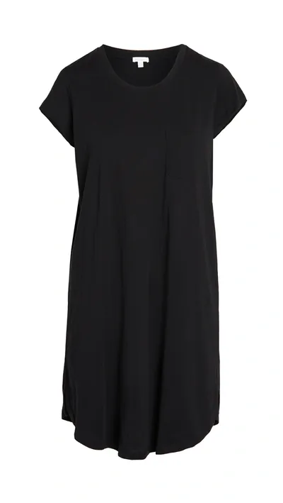 Skin Carissa Sleep Shirt In Black