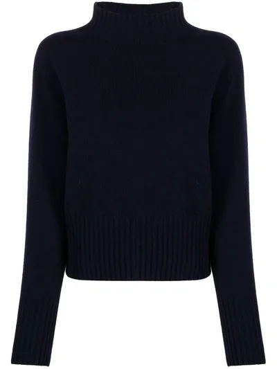 Ymc You Must Create Turtle Neck Jumper In Blue