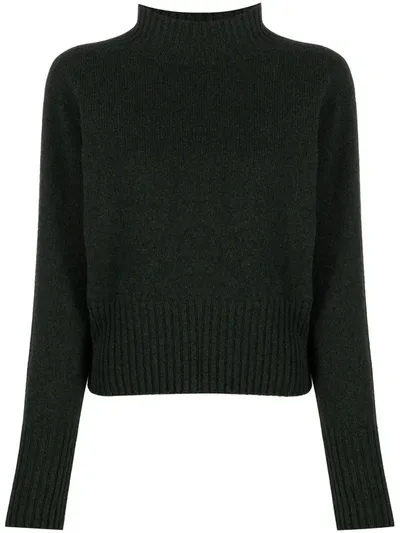 Ymc You Must Create Turtle Neck Jumper In Green