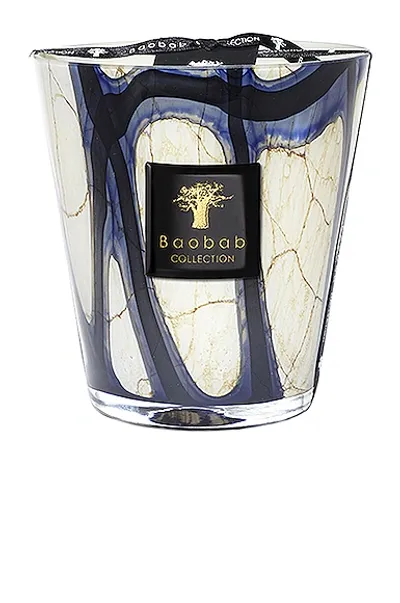 Baobab Collection Stones Candle In Black,grey