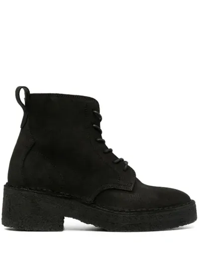 Clarks Originals Arisa Desert Boots In Black