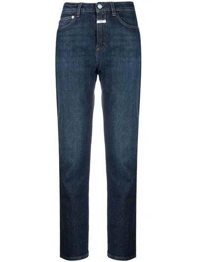 Closed High-waist Skinny Jeans In Blue