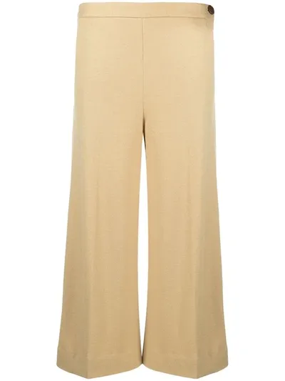 Vince Wide-leg Trousers In Yellow