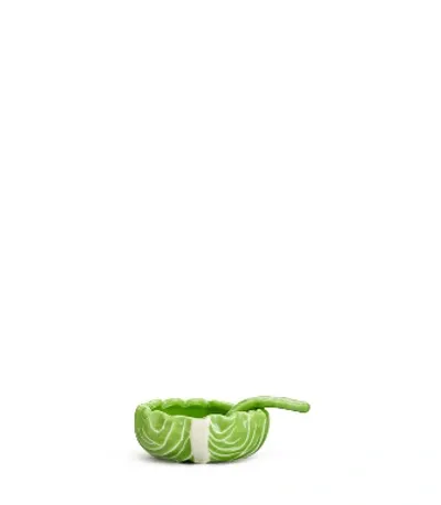 Tory Burch Lettuce Ware Salt Cellar, Set Of 2 In Green