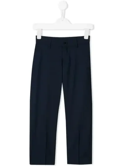 Hugo Boss Kids' Tailored Trousers In Blue