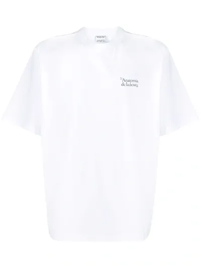 Marcelo Burlon County Of Milan Slogan-print T-shirt In White