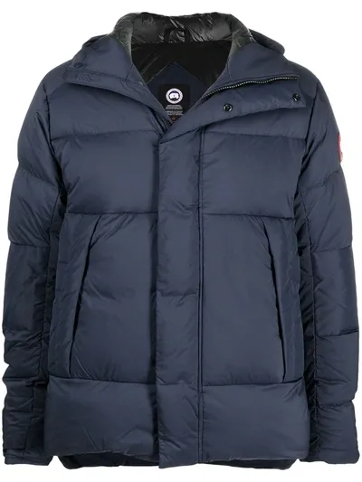 Canada Goose Armstrong Hooded Padded Jacket In Blue