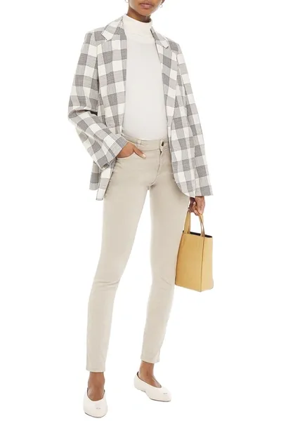 Dl1961 Florence Mid-rise Skinny Jeans In Neutrals