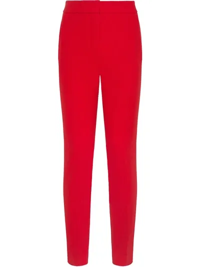 Oscar De La Renta Tailored Short Trousers In Red