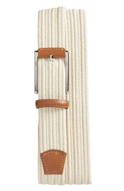 Torino Woven Belt In Cream