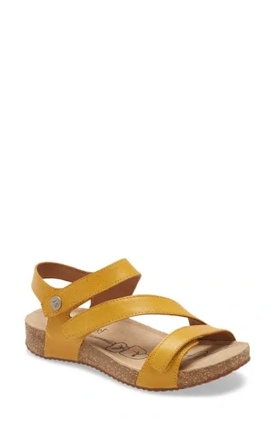 Josef Seibel Tonga 25 Sandal In Yellow Leather