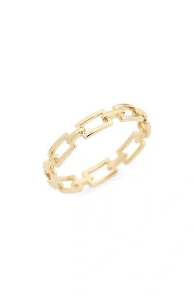 Bony Levy 14k Gold Link Stacking Ring In Yellow Gold