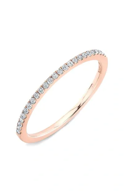 Bony Levy Diamond Stacking Ring In Rose Gold