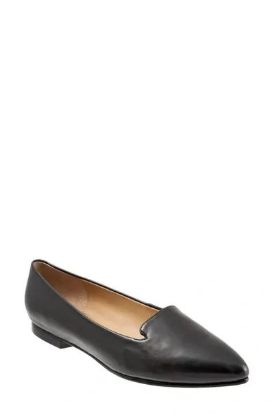 Trotters Harlowe Pointed Toe Loafer In Brown