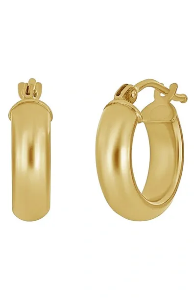 Bony Levy Essentials 14k Gold Smooth Hoop Earrings In Yellow Gold