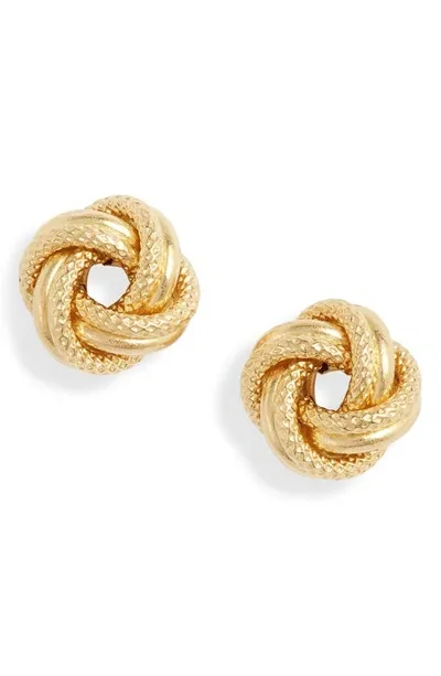 Bony Levy 14k Gold Knot Stud Earrings In Yellow Gold