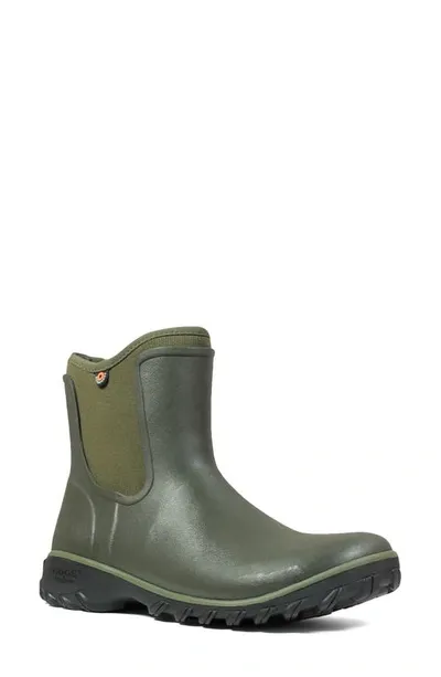 Bogs Sauvie Waterproof Chelsea Boot In Sage