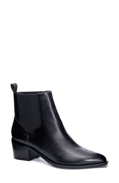 Chinese Laundry Filip Chelsea Bootie In Black Leather