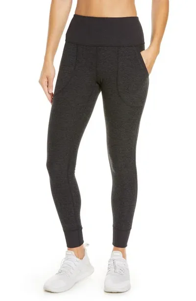 Zella Restore Soft Pocket Leggings In Black Shade