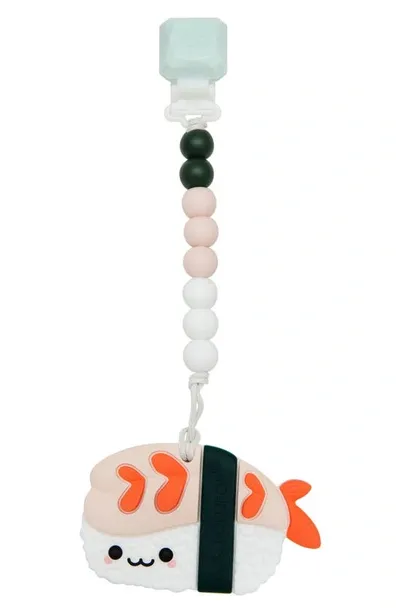 Loulou Lollipop Kids'  Ebi Teething Toy & Holder In Multi