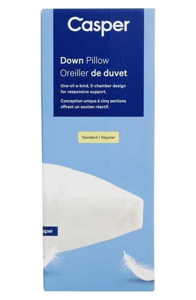 Casper Down Pillow In White