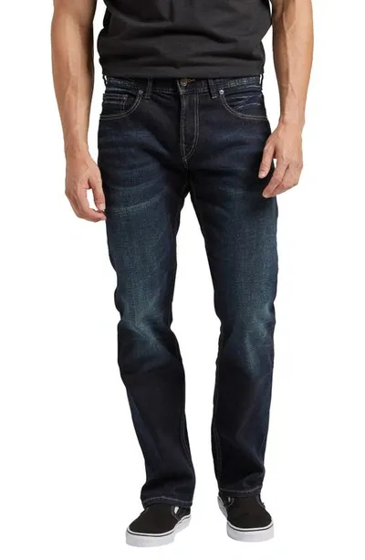 Silver Jeans Co. Men's Allan Classic Fit Slim Stretch Jeans In Dark Blue