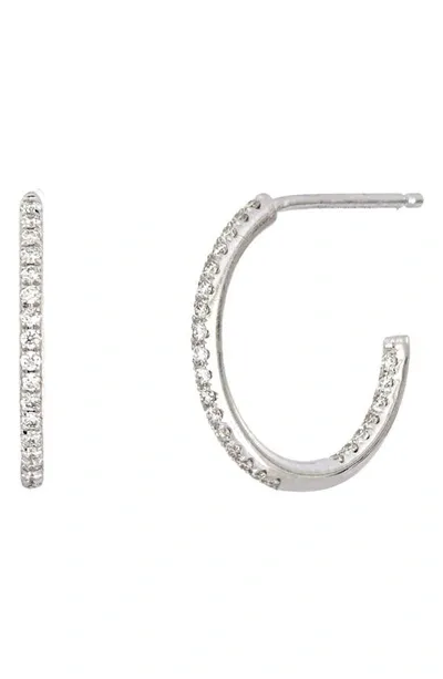 Bony Levy Diamond Inside-out Hoop Earrings In White Gold