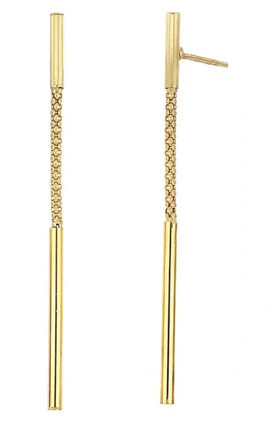 Bony Levy 14k Popcorn Chain Drop Earrings In Yellow Gold