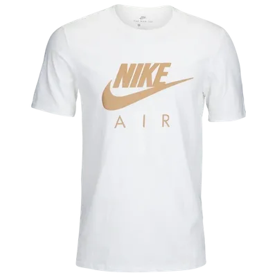 Nike Kids' Mens  Air Reflective T-shirt In White/gold