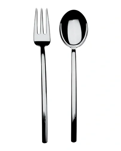 Mepra Due Oro Nero 2-piece Serving Set