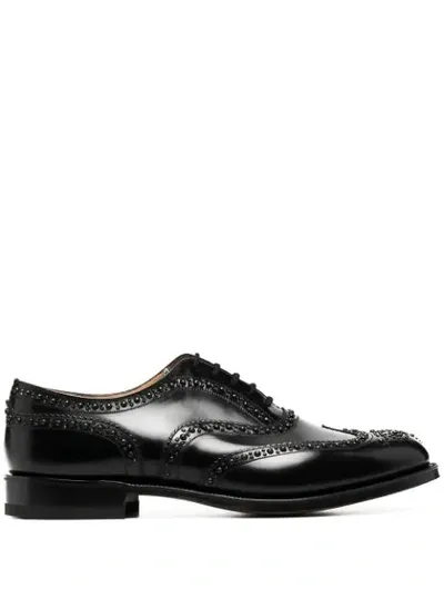 Church's Burwood Met Studded Brogues In Black