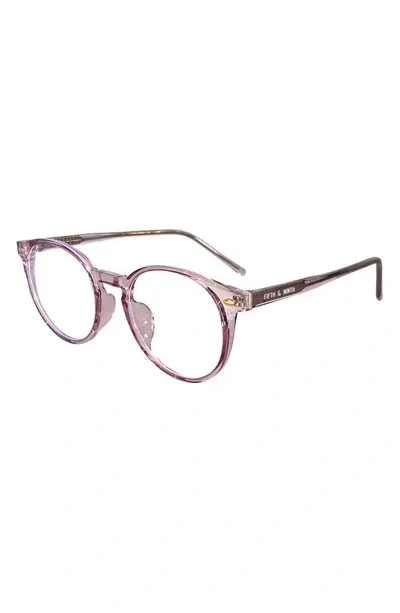 Fifth & Ninth Chandler 48mm Blue Light Filtering Glasses In Purple