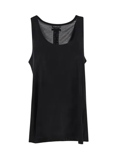 Tom Ford Tank Tops In Black