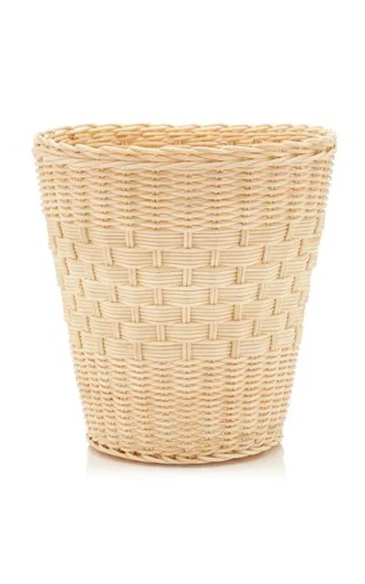 Moda Domus Raffia Woven Basket In Neutral