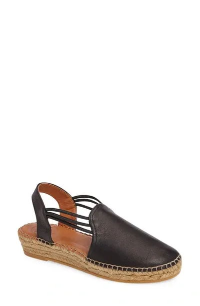 Toni Pons Noelia Espadrille Slip-on In Black Leather