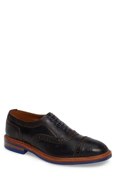 Allen Edmonds Strandmok Cap Toe Oxford In Black